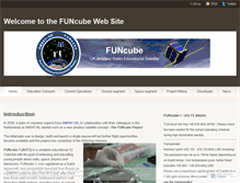Tablet Screenshot of funcube.org.uk
